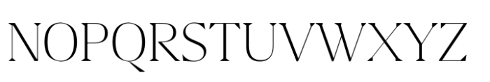 Kaguci Thin Font UPPERCASE