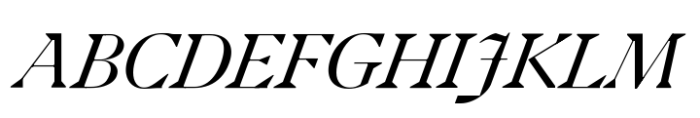 Kaguci Variable Italic Font UPPERCASE