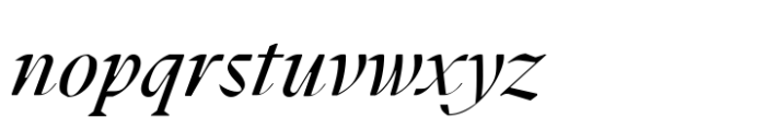 Kaguci Variable Italic Font LOWERCASE