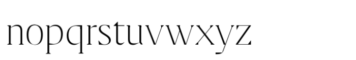 Kaguci Variable Romans Font LOWERCASE