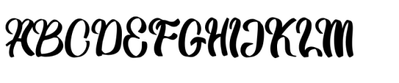 Kaguri Regular Font UPPERCASE