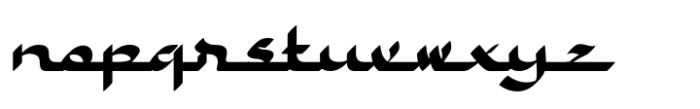 Kahfee Font LOWERCASE