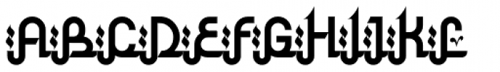 Kahfi Regular Font UPPERCASE