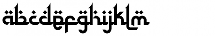 Kahfi Regular Font LOWERCASE