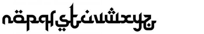 Kahfi Regular Font LOWERCASE
