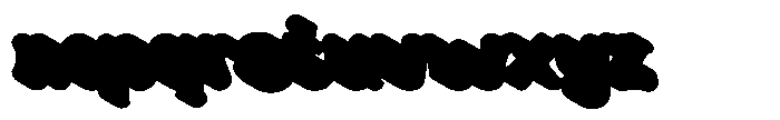 Kaiby Extrude Font LOWERCASE