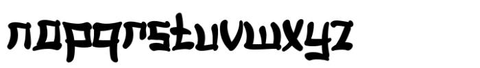 Kaijuz Font LOWERCASE