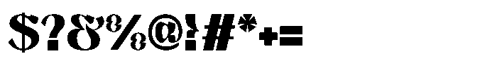 Kaila Moon Black Font OTHER CHARS