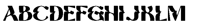 Kaila Moon Black Font UPPERCASE