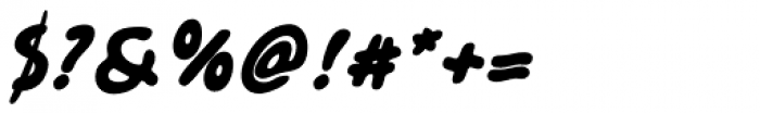 Kairengu Bold Oblique Font OTHER CHARS