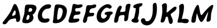 Kairengu Bold Oblique Font UPPERCASE