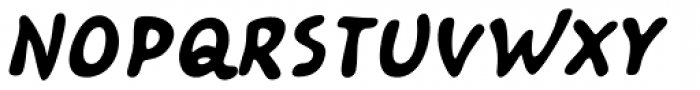 Kairengu Bold Oblique Font UPPERCASE