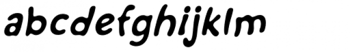 Kairengu Oblique Font LOWERCASE