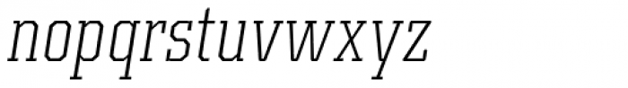 Kairos Pro Cond Light Italic Font LOWERCASE