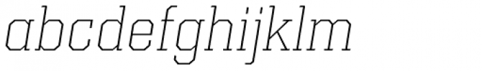 Kairos Pro ExtraLight Italic Font LOWERCASE
