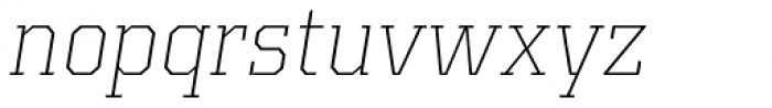 Kairos Pro ExtraLight Italic Font LOWERCASE