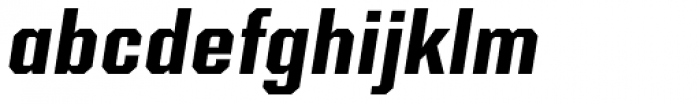 Kairos Sans Cond Bold Italic Font LOWERCASE