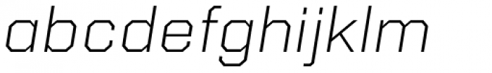 Kairos Sans Extd Light Italic Font LOWERCASE