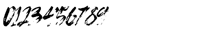 Kaiser Brush Font OTHER CHARS