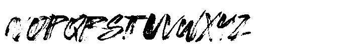Kaiser Brush Font LOWERCASE
