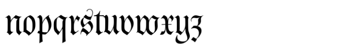 Kaiser Fraktur Font LOWERCASE
