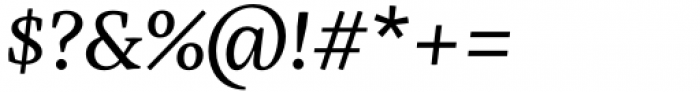 Kaius Pro Regular Italic Font OTHER CHARS