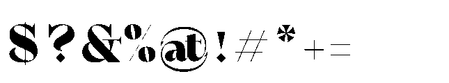 Kaixasena Black Font OTHER CHARS