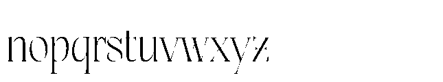 Kaixasena Extra Light Font LOWERCASE