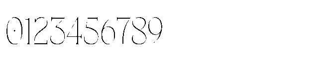 Kaixasena Thin Font OTHER CHARS