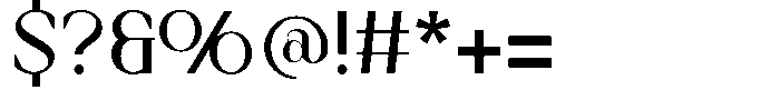 Kaiyote Font OTHER CHARS