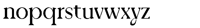 Kaiyote Font LOWERCASE
