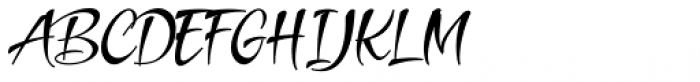 Kaizena Regular Font UPPERCASE