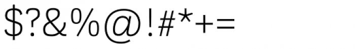 Kakadu Thin Font OTHER CHARS