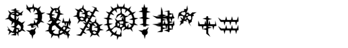 Kaktis Davo Font OTHER CHARS