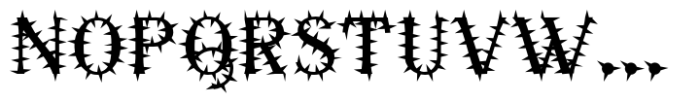Kaktis Davo Font UPPERCASE