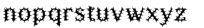Kaktis Davo Font LOWERCASE