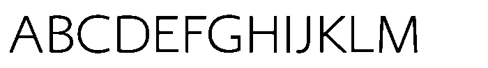 Kaku Seimei Kana Light Font UPPERCASE