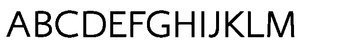 Kaku Seimei Kana Medium Font UPPERCASE