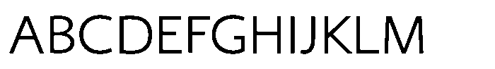 Kaku Seimei Kana Regular Font UPPERCASE