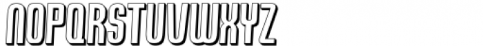 Kalalua Italic 3d extrude Font LOWERCASE