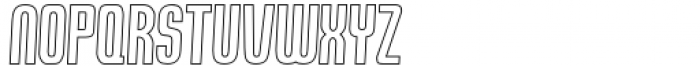 Kalalua Italic outline Font LOWERCASE