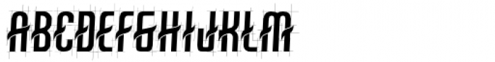 Kalalua Italic sketch Font UPPERCASE