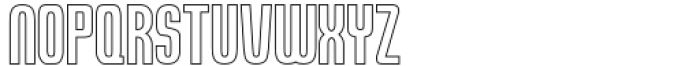 Kalalua Outline Font LOWERCASE