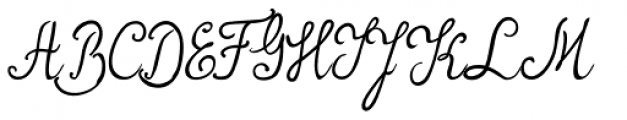 Kalchynsky Script Font UPPERCASE
