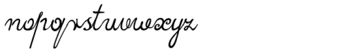 Kalchynsky Script Font LOWERCASE