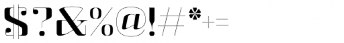 Kalender Serif Blok No 1 Font OTHER CHARS