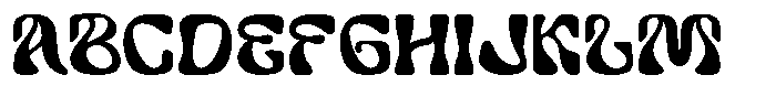 Kaleo Font UPPERCASE