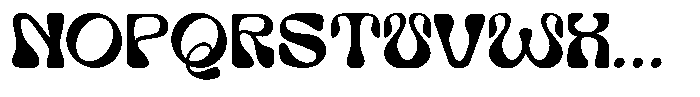Kaleo Font UPPERCASE