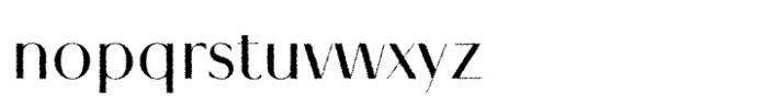 Kalesi Rough Font LOWERCASE