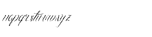 Kaletero Italic Font LOWERCASE